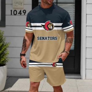 Limited Edition – Customized NHL Ottawa Senators Unisex T-Shirt & Shorts Set