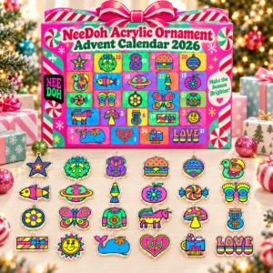 Schylling NeeDoh Advent Calendar 2026 Christmas Eve Countdown Gifts For Xmas