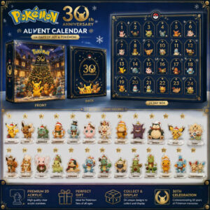 Pokemon 30th Anniversary Advent Calendar Christmas Eve Countdown Xmas Gifts Ideas