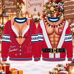 Limited Edition – Customized MLB Cleveland Guardians Christmas Unisex Sweatshirt