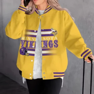 Limited Edition – Customized NFL Minnesota Vikings Satin Varsity & Baseball Jacket
