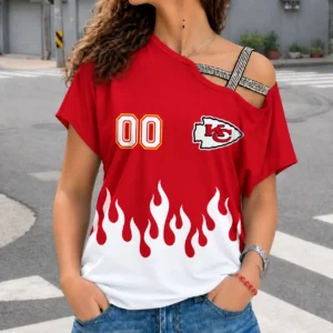 Limited Edition – Customized NFL Kansas City Chiefs Women’s Shoulder Shirt
