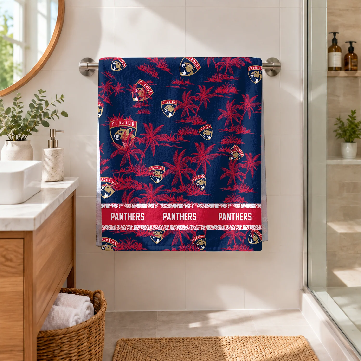 Limited Edition – Customized NHL Florida Panthers Beach Towel - Image 2