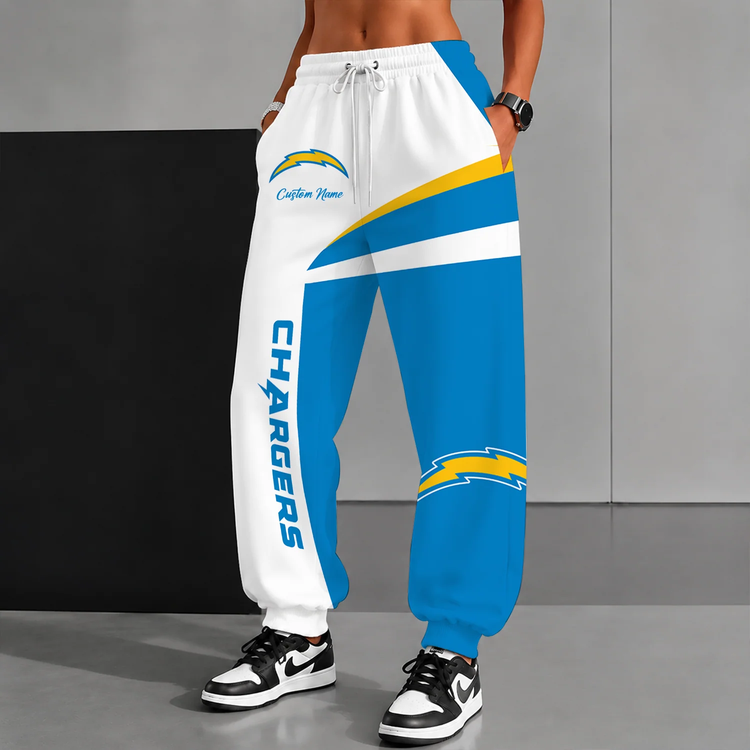 Limited Edition – Customized NFL Los Angeles Chargers Sweatpants - Image 2