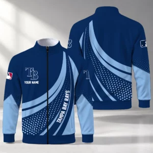 Limited Edition – Customized MLB Tampa Bay Rays Stand Collar Jacket