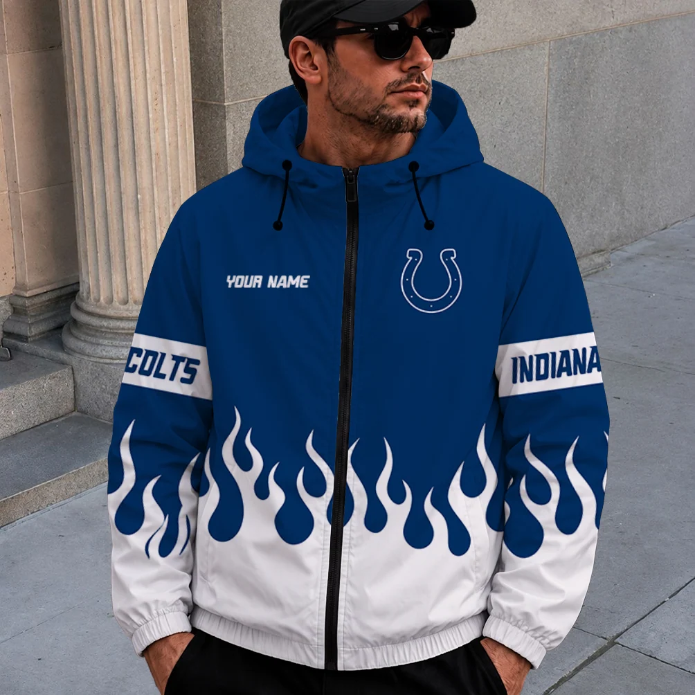 Limited Edition – Customized NFL Indianapolis Colts Windbreaker Jacket