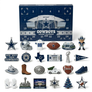 Dallas Cowboys 2026 Advent Calendar 24 Day Holiday Countdown Xmas Gifts