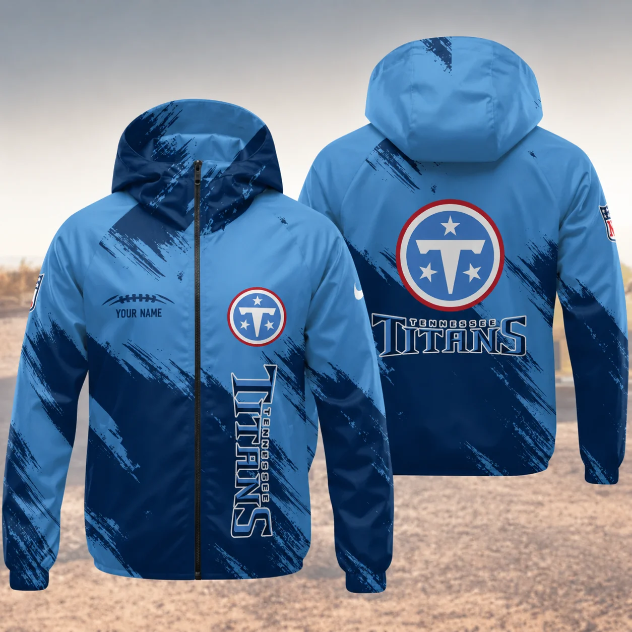 Limited Edition – Customized NFL Tennessee Titans Windbreaker Jacket