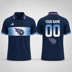 Limited Edition – Customized NFL Tennessee Titans Polo Shirt