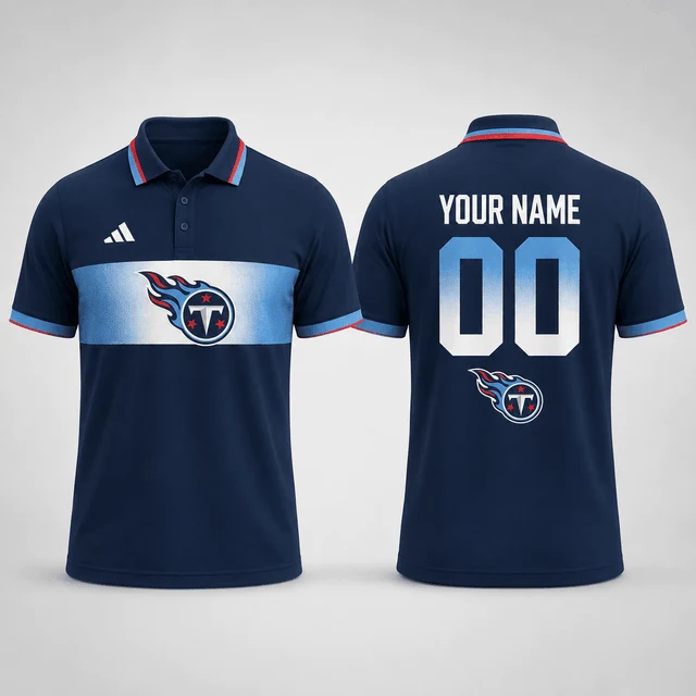Limited Edition – Customized NFL Tennessee Titans Polo Shirt