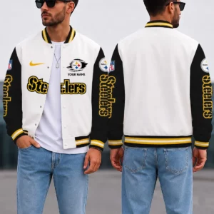 Limited Edition – Customized NFL Pittsburgh Steelers Satin Varsity & Baseball Jacket