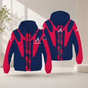 Limited Edition – Customized MLB Atlanta Braves Windbreaker Jacket