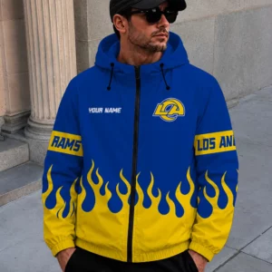Limited Edition – Customized NFL Los Angeles Rams Windbreaker Jacket