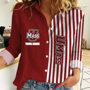Limited Edition – Customized NCAA Umass Minutewomen Women Casual Shirt For Fan