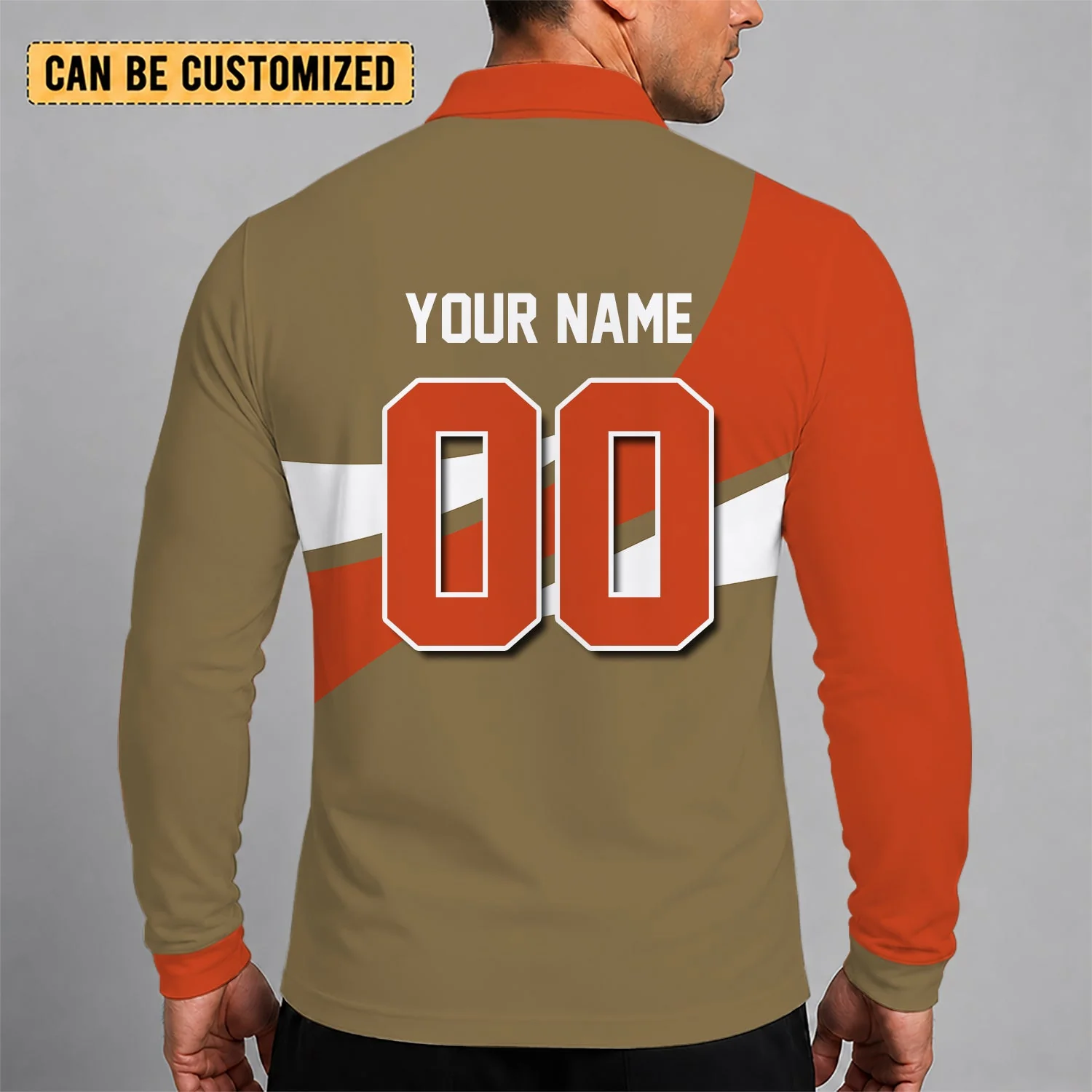 Limited Edition – Customized NHL Anaheim Ducks Men Long Sleeve Polo Shirt - Image 2