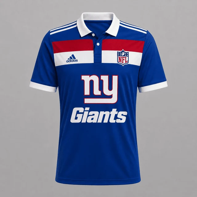Limited Edition – Customized NFL New York Giants Polo Shirt