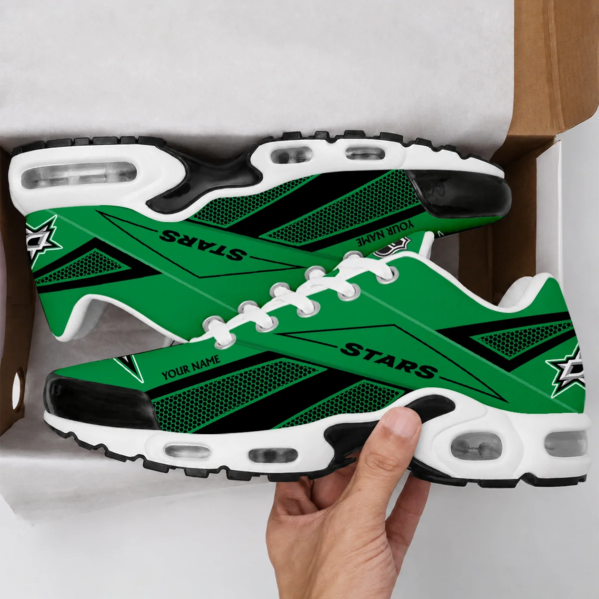 Limited Edition – Customized NHL Dallas Stars Air Max Plus Sneakers