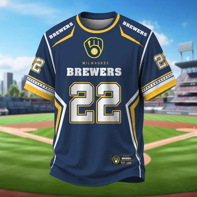 Limited Edition – Customized MLB Milwaukee Brewers T-Shirt, Hoodie, Zip Hoodie - Image 2