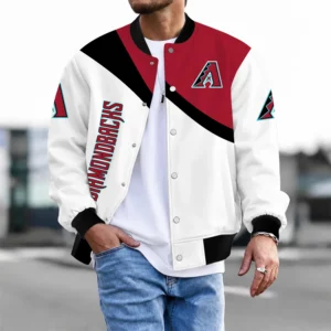 Limited Edition – Customized MLB Arizona Diamondbacks Satin Varsity & Baseball Jacket