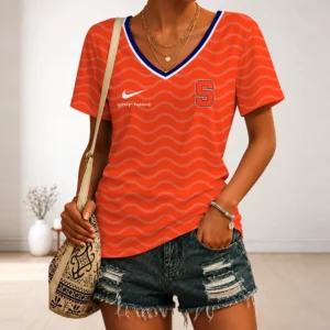 Limited Edition – Customized NCAA Syracuse Orange Strappy V-Neck Female Shirt
