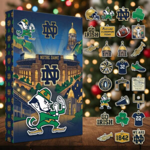 Notre Dame Fighting Irish NCAA Advent Calendar 24 Ornaments Christmas Countdown Xmas Gift
