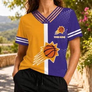 Limited Edition – Customized NBA Phoenix Suns V-Neck Shirt