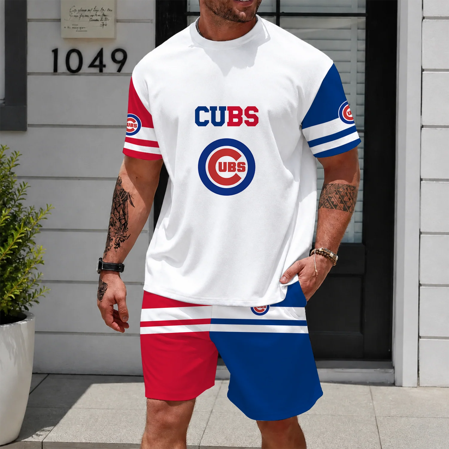 Limited Edition – Customized MLB Chicago Cubs Unisex T-Shirt & Shorts Set