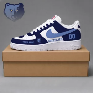 Limited Edition – Customized NBA Memphis Grizzlies Af1 Sneakers