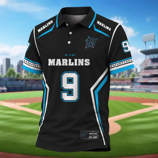 Limited Edition – Customized MLB Miami Marlins Polo Shirt
