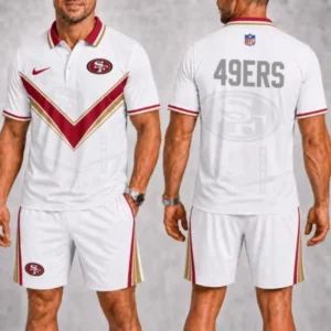 Limited Edition – Customized NFL San Francisco 49Ers Polo Shirt & Short Pants