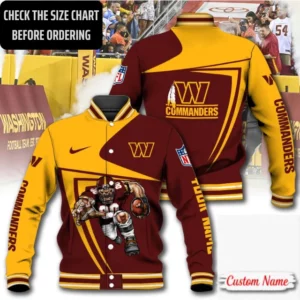 Limited Edition – Customized NFL Washington Commanders Satin Varsity & Baseball Jacket