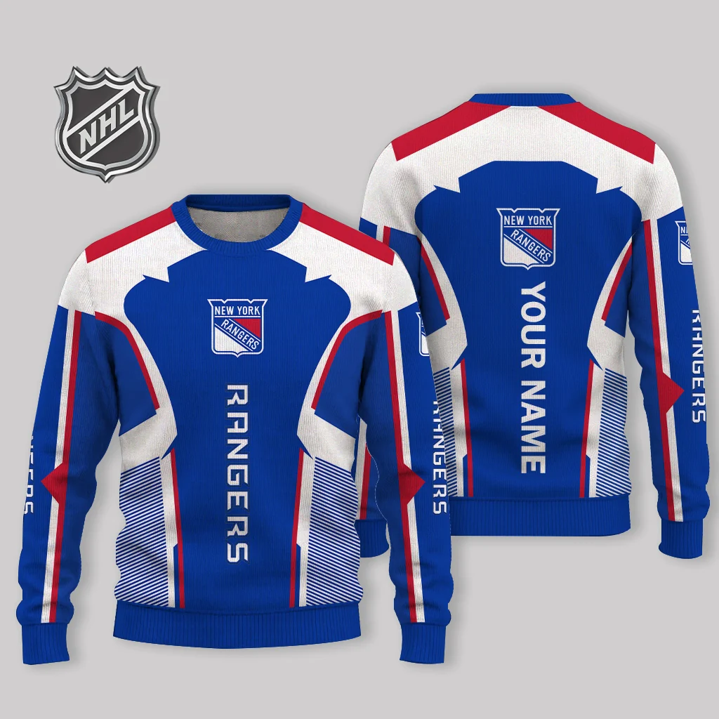 Limited Edition – Customized NHL New York Rangers Ugly Sweater