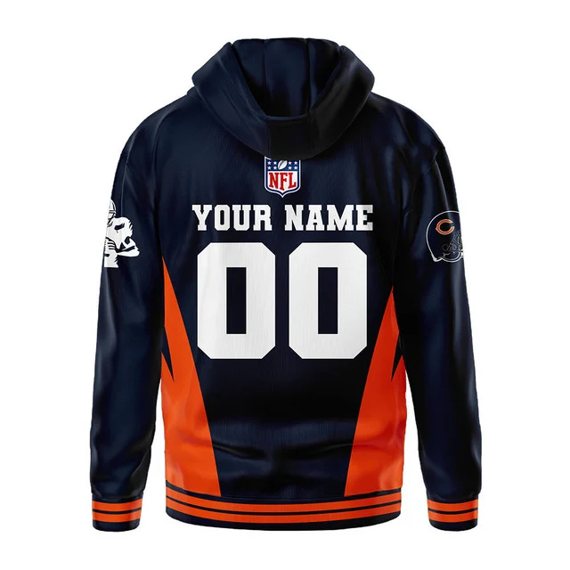Limited Edition – Customized NFL Chicago Bears T-Shirt, Hoodie, Zip Hoodie - Image 3