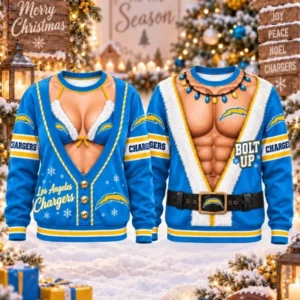 Limited Edition – Customized NFL Los Angeles Chargers Christmas Unisex Sweatshirt