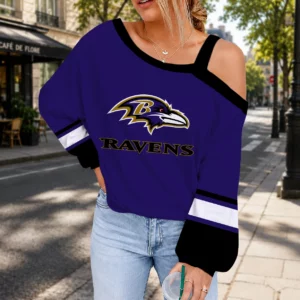 Limited Edition – Customized NFL Baltimore Ravens Drop Shoulder Sweatshirt