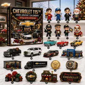 Chevrolet 115th Anniversary Advent Calendar Chevrolet Xmas Advent Calendar Dad Gifts