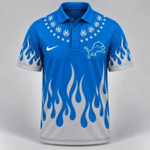 Limited Edition – Customized NFL Detroit Lions Polo Shirt