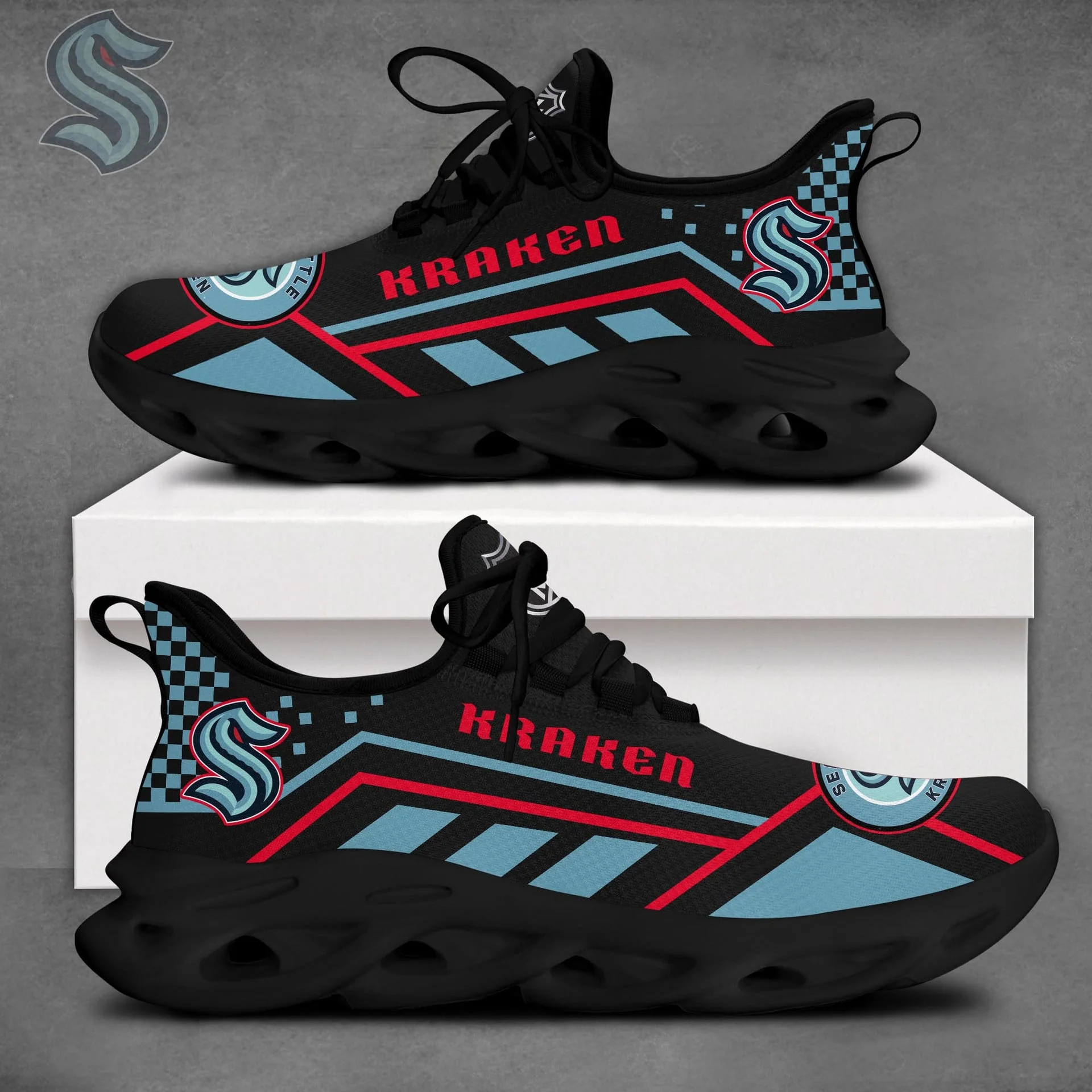 Limited Edition – Customized NHL Seattle Kraken Max Soul Sneakers