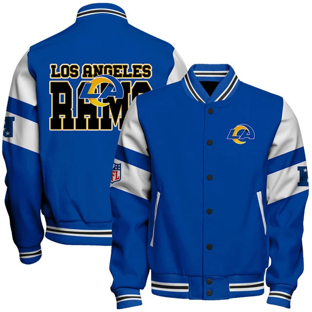 Limited Edition – Customized NFL Los Angeles Rams Satin Varsity & Baseball Jacket
