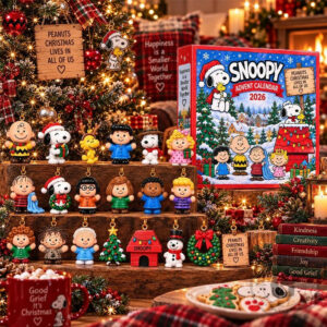 Peanuts Snoopy Christmas 2026 Advent Calendar Holiday Decor Gift For Besties