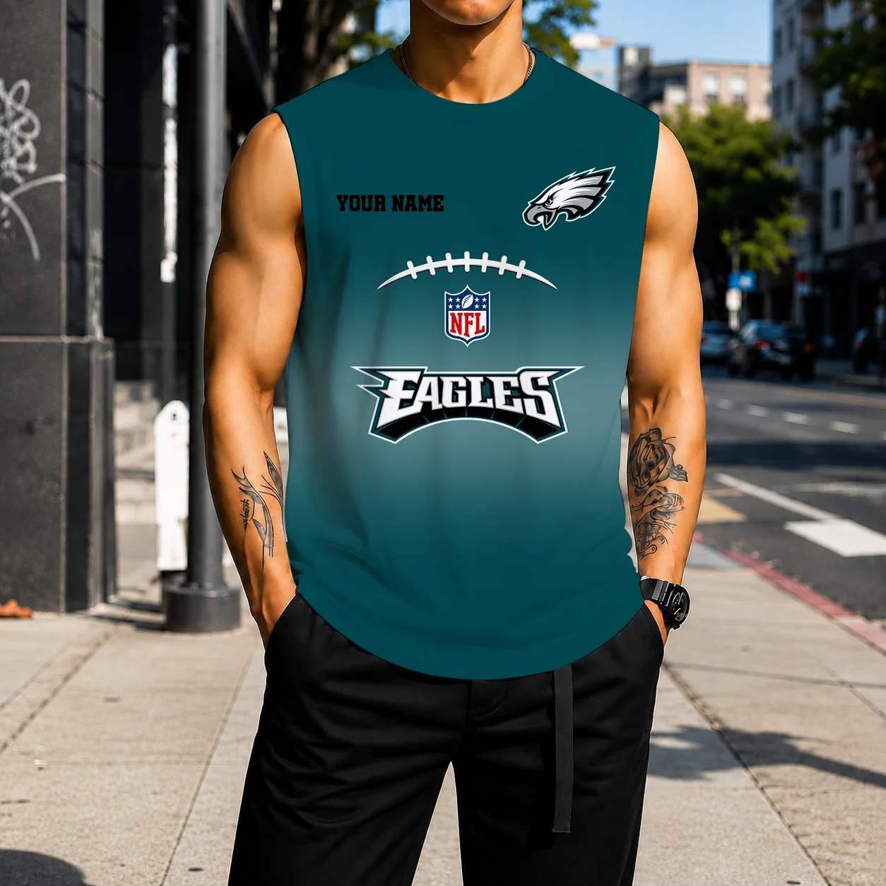 Limited Edition – Customized NFL Philadelphia Eagles Men’s Gym Shirt
