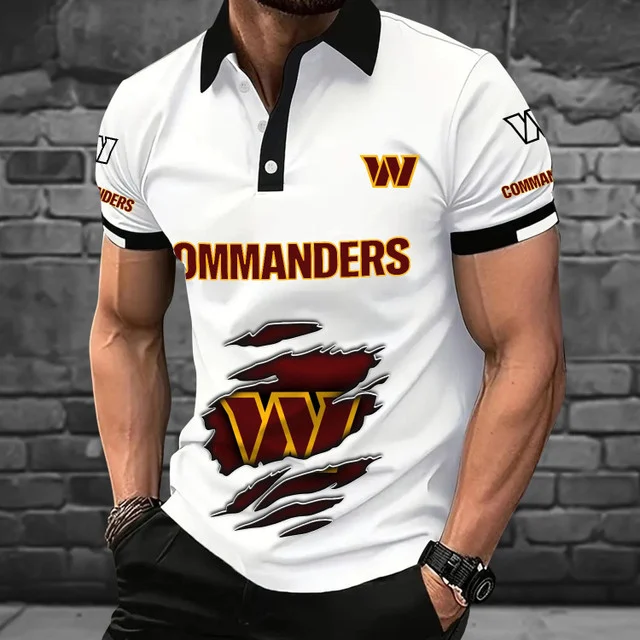 Limited Edition – Customized NFL Washington Commanders Polo Shirt