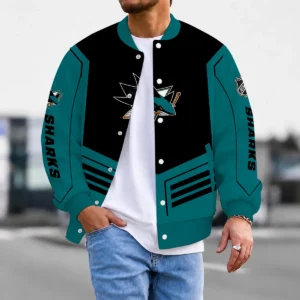 Limited Edition – Customized NHL San Jose Sharks Satin Varsity Jacket & Baseball Jacket