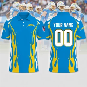 Limited Edition – Customized NFL Los Angeles Chargers Polo Shirt
