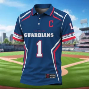 Limited Edition – Customized MLB Cleveland Guardians Polo Shirt