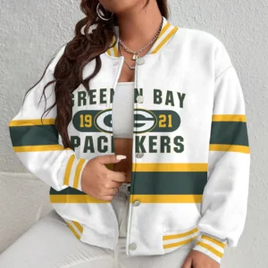 Limited Edition – Customized NFL Green Bay Packers Satin Varsity & Baseball Jacket