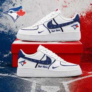 Limited Edition – Customized MLB Toronto Blue Jays Af1 Shoes