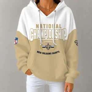 Limited Edition – Customized NFL New Orleans Saints Ribbed Hoodie & Sweatshirt