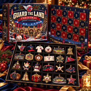 Cleveland Guardians Merch Guard The Land Christmas Advent Calendar Baseball Fan Gift