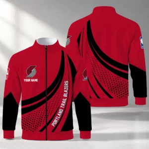 Limited Edition – Customized NBA Portland Trail Blazers Stand Collar Jacket